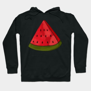 Watercolor Slice Watermelon Hoodie